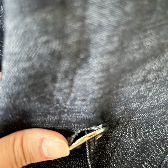 SANDRO Cropped Denim Oversized Blazer Jacket Sz M - Picture 5 of 5